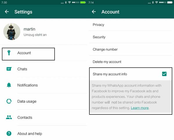 Whatsapp Disable Share