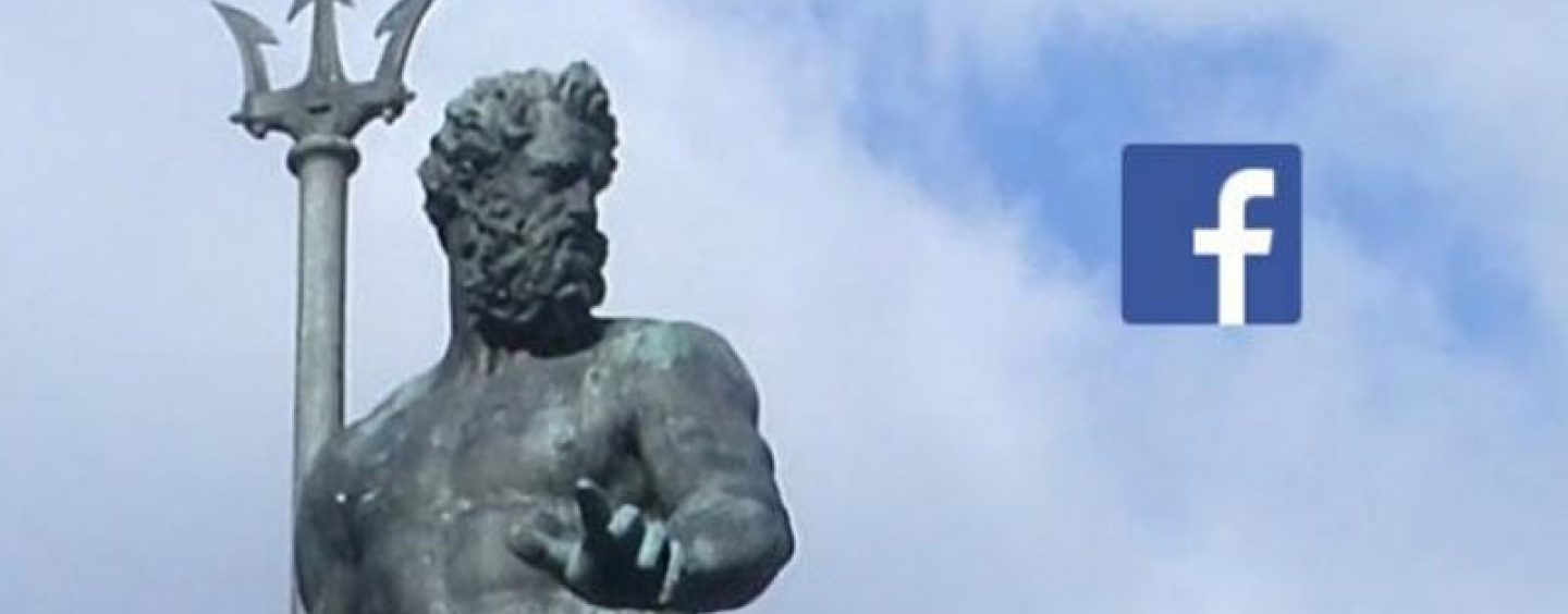 Facebook Retrieves Its Censorship on Neptune Statue